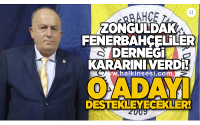 Zonguldak Fenerbahçeliler Derneği kararını verdi...