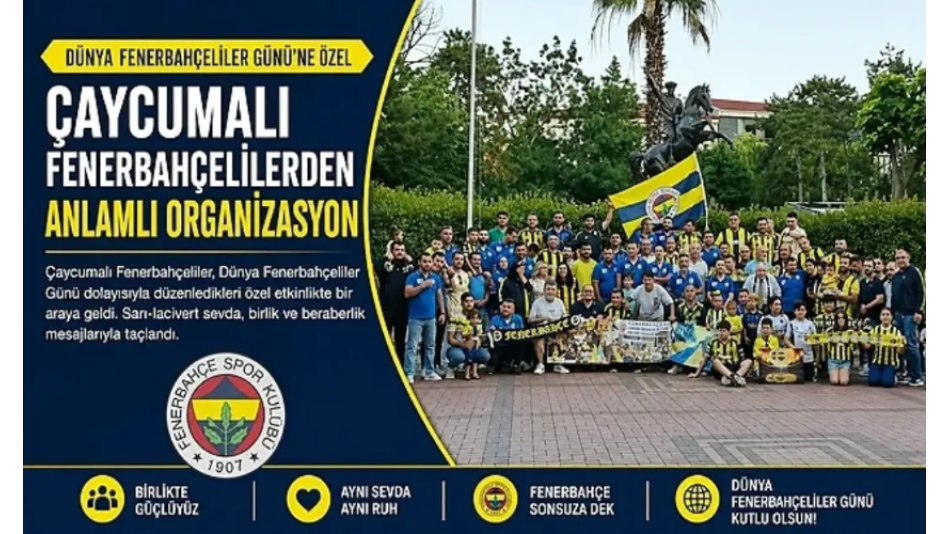 ÇAYCUMALI ÜYELERİMİZDEN ANLAMLI ORGANİZSYON