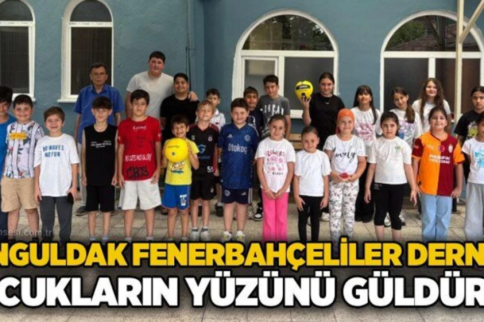 Çocukların yüzünü güldürüyoruz.